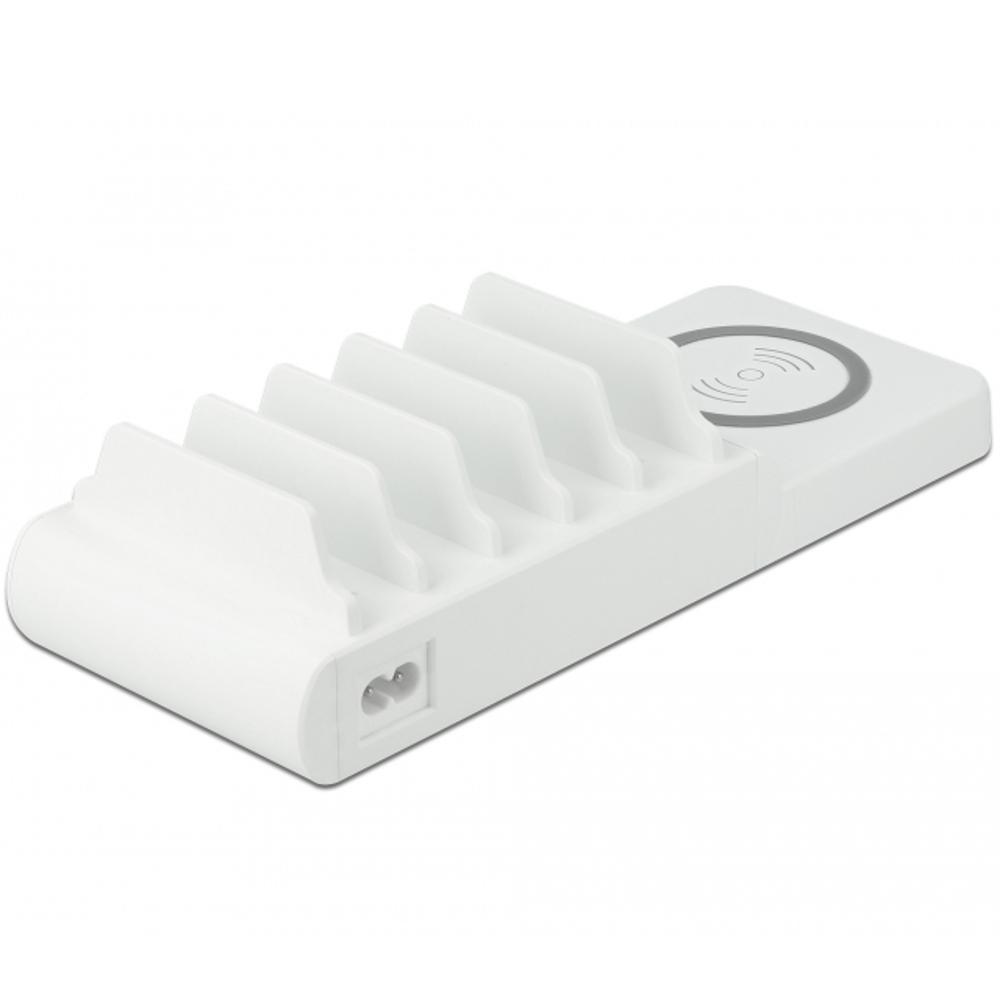 Qi oplader + USB hub
