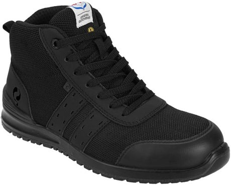 Quick werkschoen sprint dark hoog qs0562 s1p | zwart | maat 38 - 8718591551086
