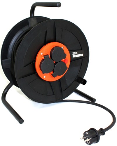 Qwattpro kabelrulle bm300 ra 25m 3g2.5 h07rn-f sort - 1111121 - 1111121