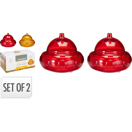 Pro garden fruitvliegjesvanger set van 2 stuks 2 assorti