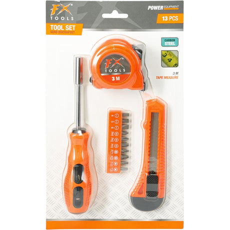 Fx tools gereedschapset 13-delig