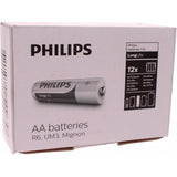 Philips batterier med lang levetid AA R6 æske med 12 blisterpakninger á 4 stk