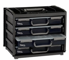 Raaco handy æske med 4 rum æsker silverline - 139113 - 139113