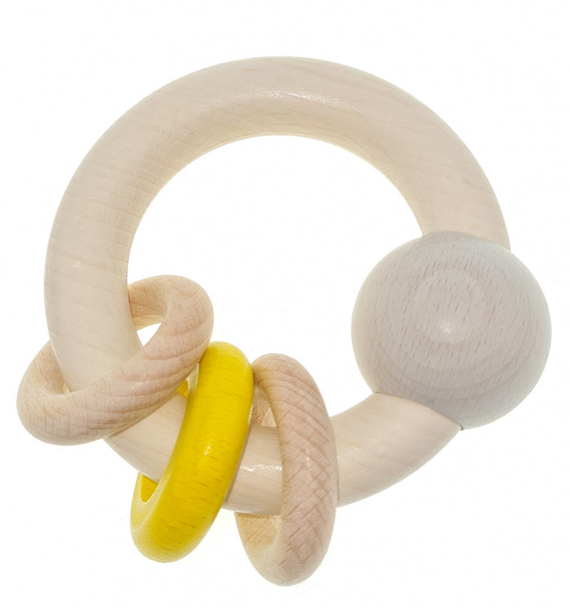 Hess ranglekugle 3 ringe (naturgul)