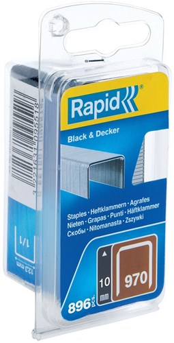 Rapid nr. 970 vlakdraadnieten 10 mm, 900 stuks - 40109551 - 40109551