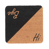 Esschert design dørmåtte kokos hi bye firkant 50x50cm