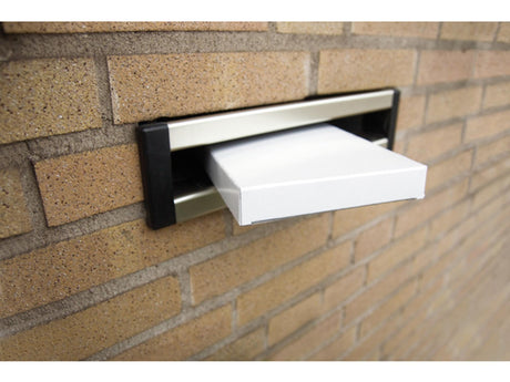 Kangaro rådhus postkasse - 250x350x28mm - hvid - 5 stk - rd-351105-5