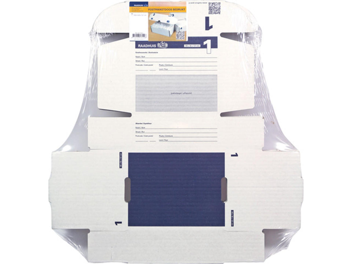 Kangaro rådhus postpakkeboks 6 - 485x260x185mm - trykt - 5 stk - rd-351123-5