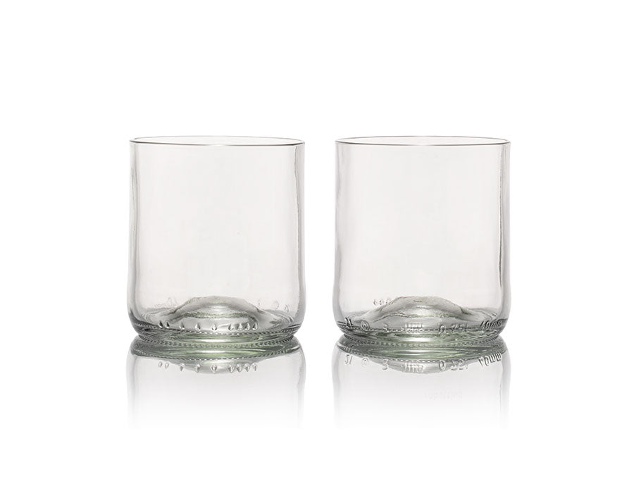 Rebottled Glass - Kort drink - 2 -pack - klar