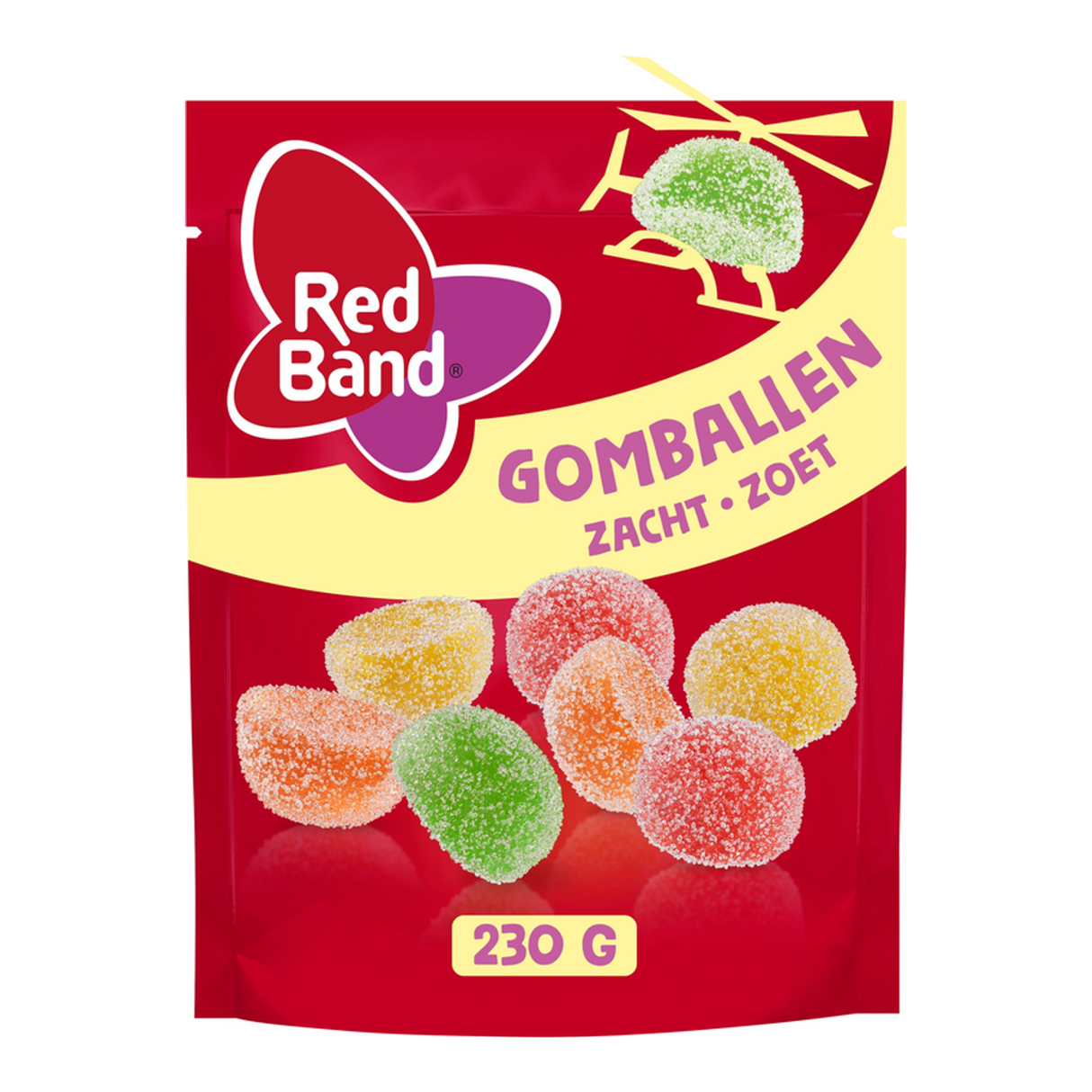 Røde tyggegummikugler (10x 230gr)