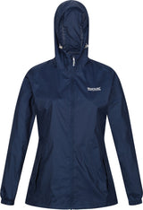 Regatta Pack-It III Rain Jacket Damer mørkeblå størrelse S