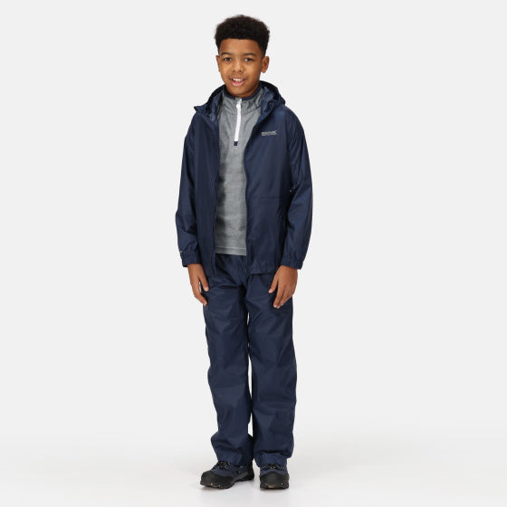 Regatta Pack It III Raincoat Boys Dark Blue Størrelse 13 år