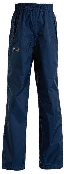 Regatta Rain Pants Pack It junior mørkeblå størrelse 9-10 år