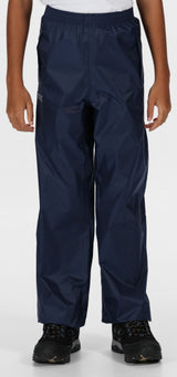 Regatta Rain Pants Pack It junior mørkeblå størrelse 9-10 år