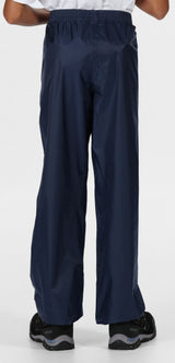Regatta Rain Pants Pack It junior mørkeblå størrelse 9-10 år