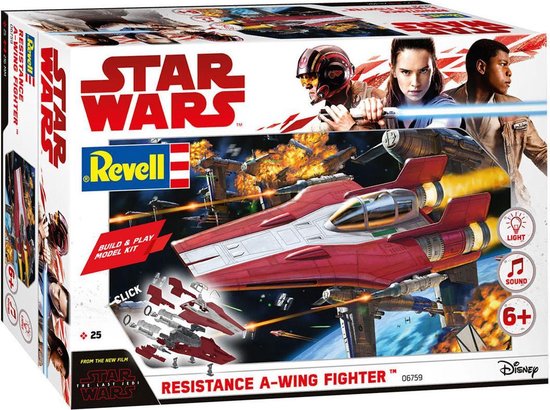 Revell modstand a-wing fighter, red