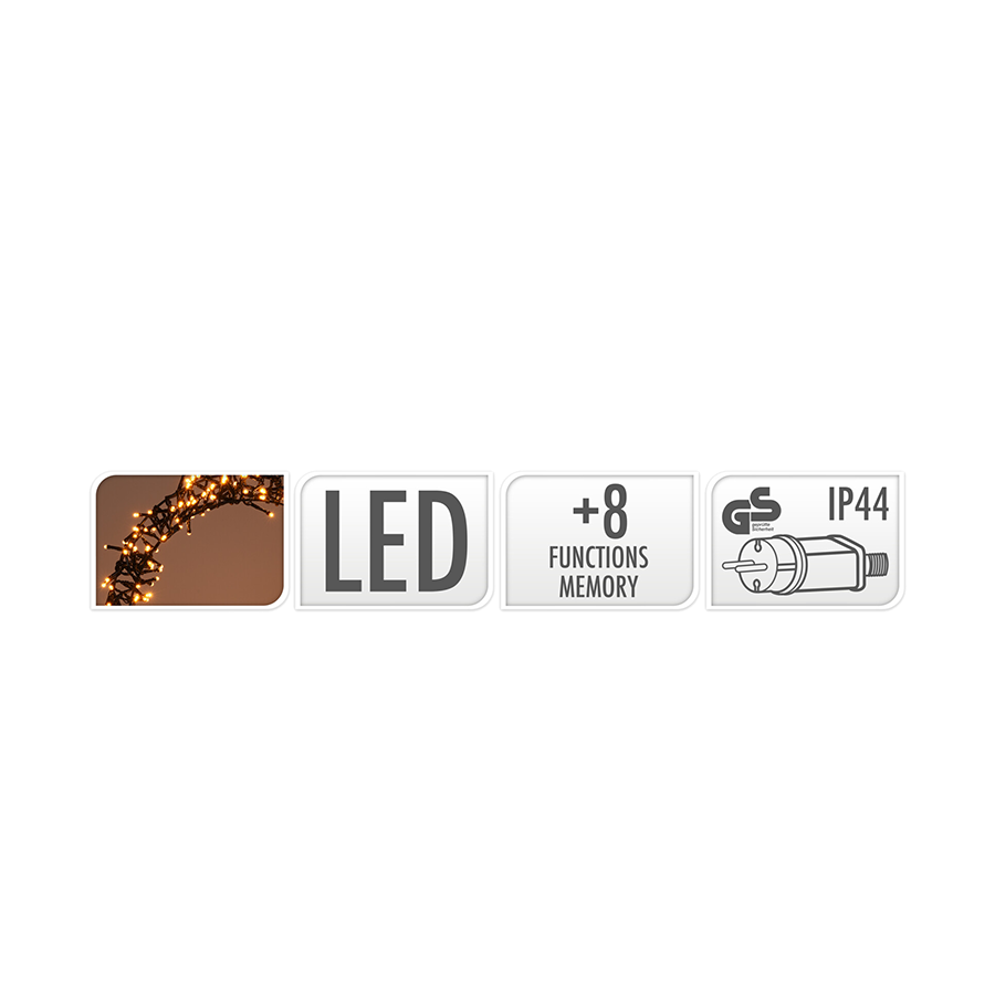 Ring led zwart 300 leds ø38cm