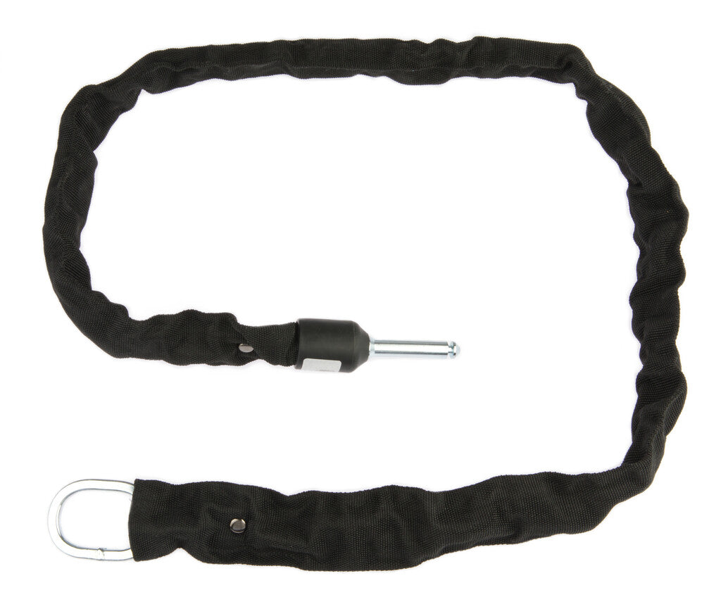 Python låsramme lås plug-in kæde 120cm ø 5,5mm, sort