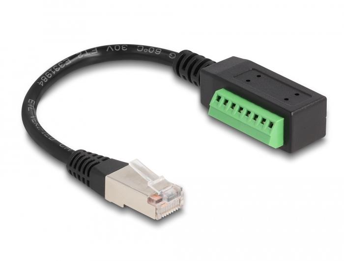 Adapter rj45 til klemrække