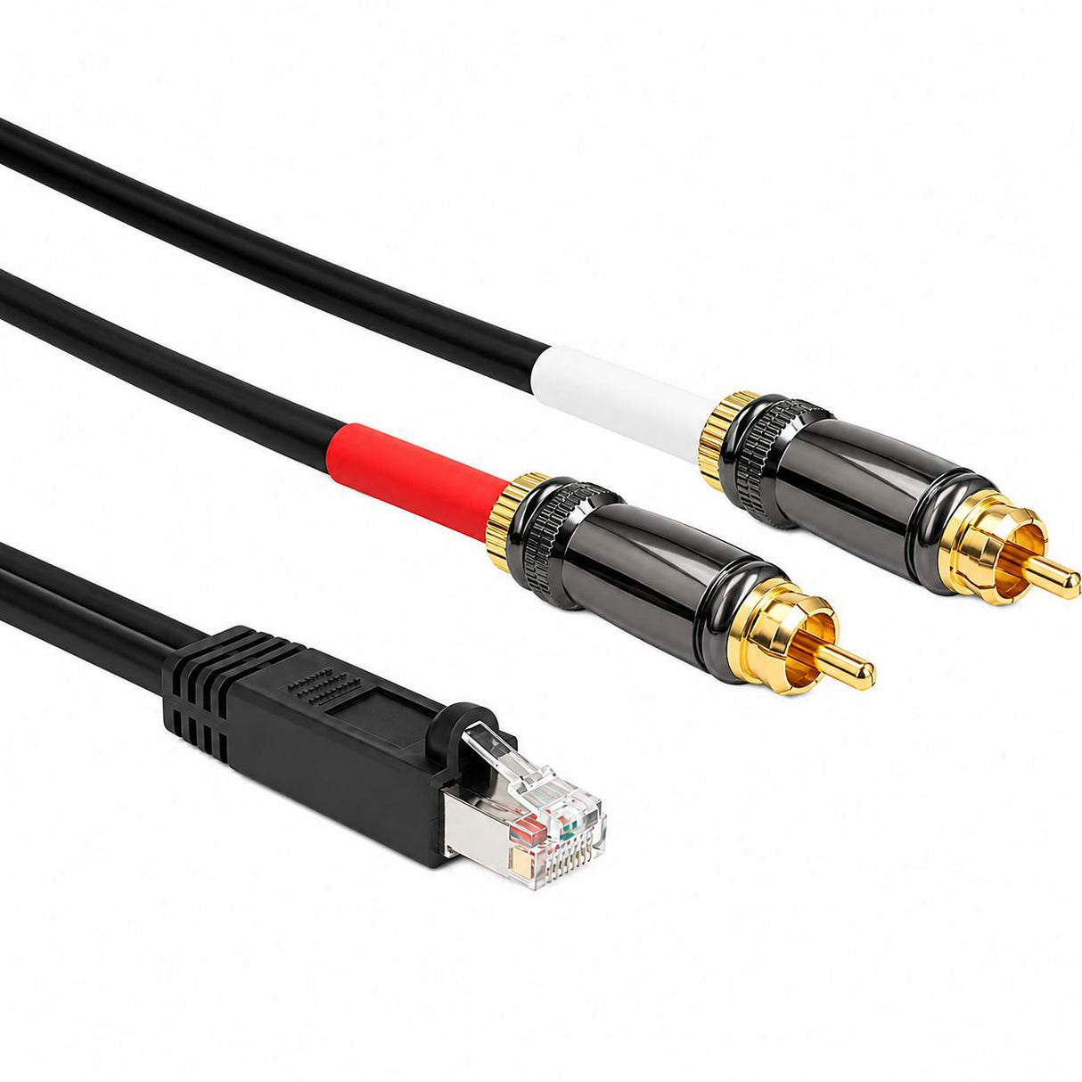 Abi rj45 til rca adapter kabel