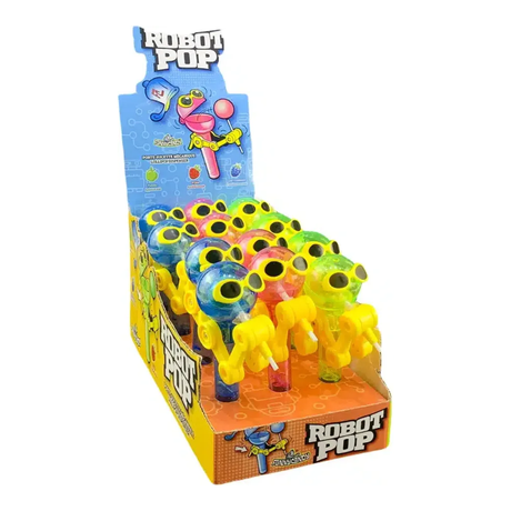 Sjov slik robot mand slikkepind (12x10gr)