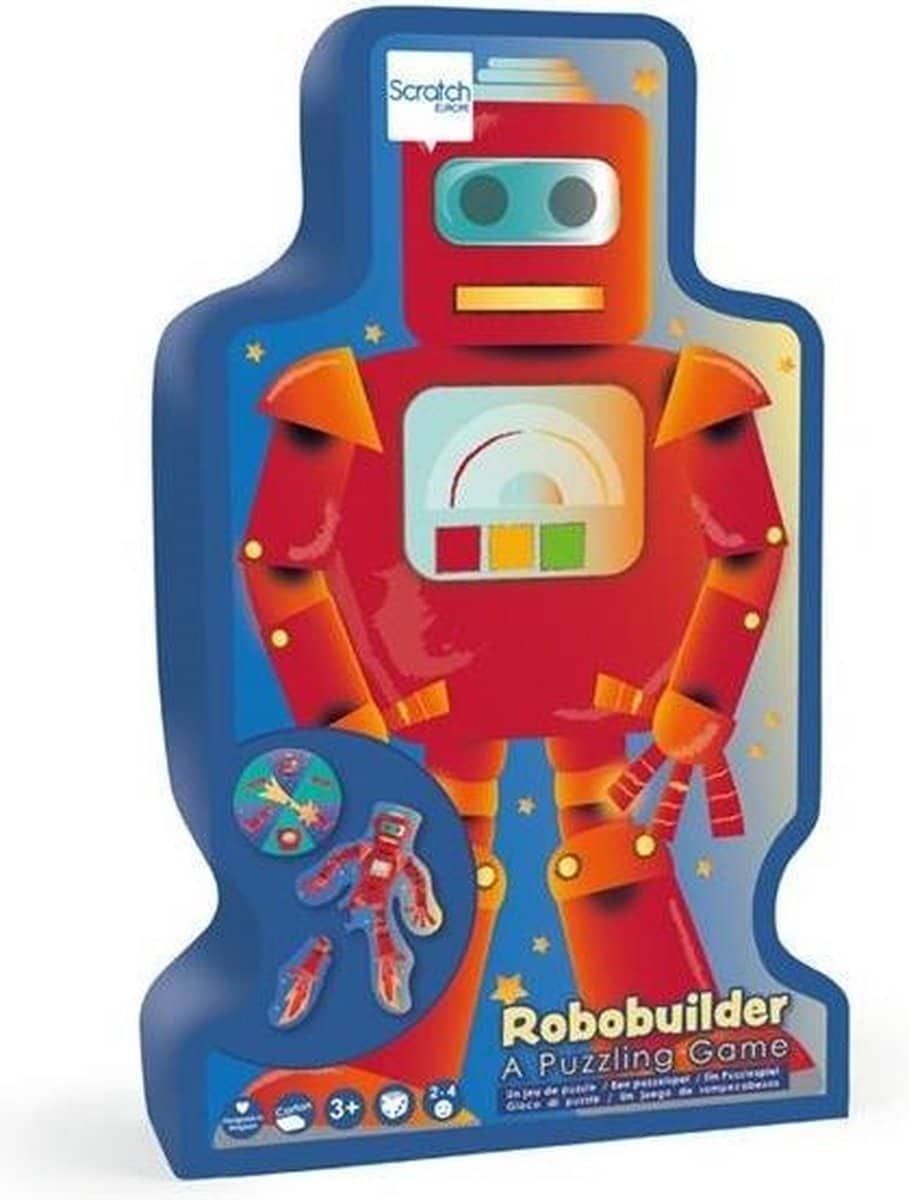 Checkers ridse figurer puslespil robot robobuilder