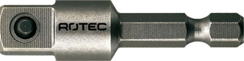 Rotec adapter e 6,3 x 50mm x 3 8 -4-kt. med pin - 820.00501 - 820.00501