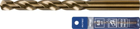 Rotec hss-co5 spiraalboor din 338 cobalt splitpoint 4,2 mm (etui) - 111.0420e