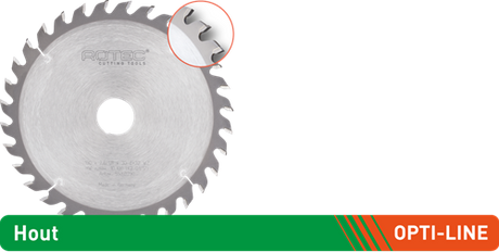 Rotec opti-line hm cirkelzaagblad voor handmachines | ø160x2,2x20 | z=48 | tf-uni - 553.0132