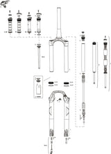 Rockshox affjedringsgaffel recon sølv rl susp.gaffel rs recon sil.rl 1 1 8 sort oneloc