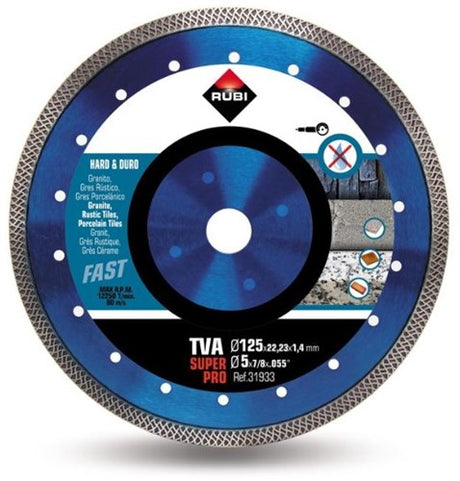 Rubi diamantzaagblad | tva superpro | 125mm - 31933
