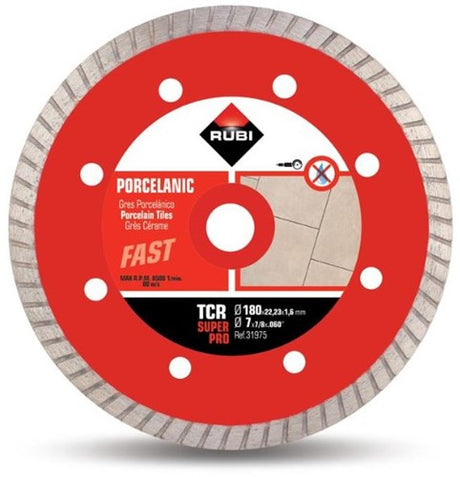 Rubi tcr 180 diamantsavklinge | 180 mm | superpro - 31975