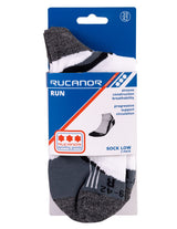 Rucanor Running Socks Short 2-Pack White Gray Størrelse 43-46