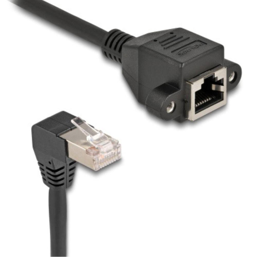Ngk delock netværksforbindelse s ftp stik rj45 stik 90° vinklet