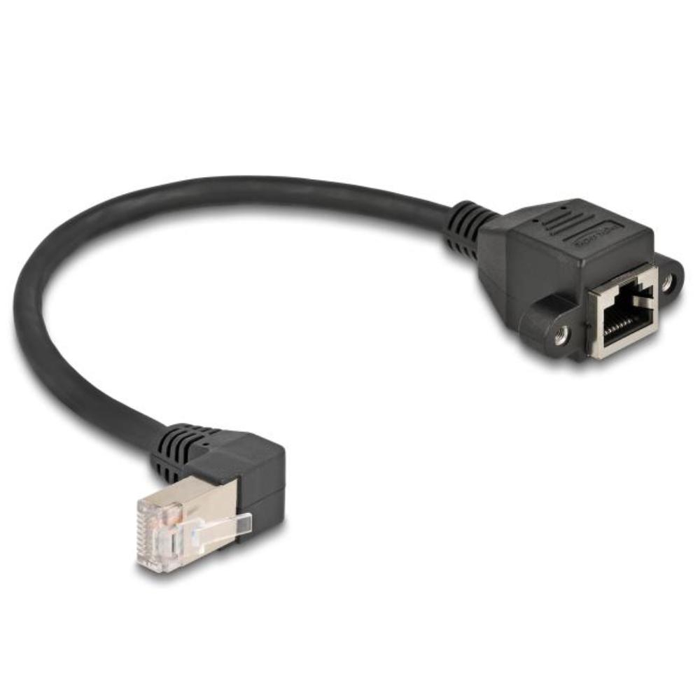 Ngk delock netværksforbindelse s ftp stik rj45 stik 90° vinklet