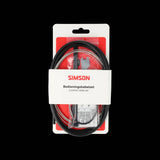 Simson gearkabelsæt Shimano Nexus 4 7 8 sort rustfrit stål
