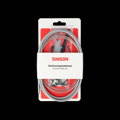 Simson gearkabelsæt nexus 4 7 8 rustfrit stål - grå