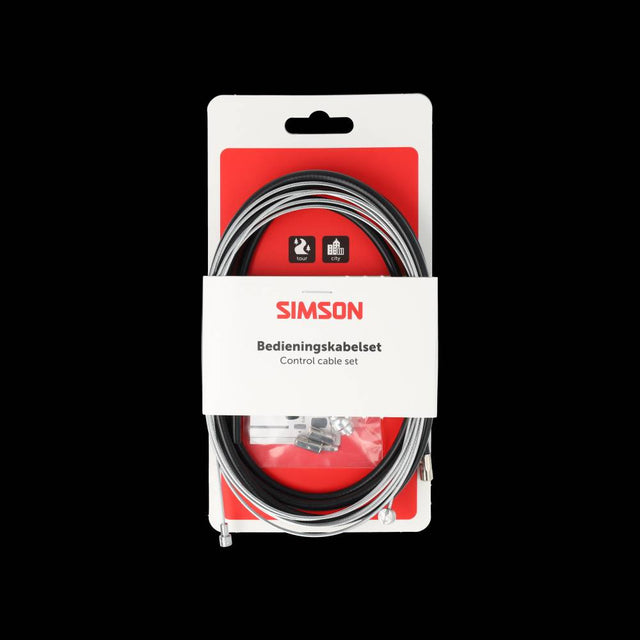 Simson bremsekabelsæt komplet universal sort