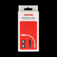 Simson bremsekabelrør V-bremse inkl. gummi