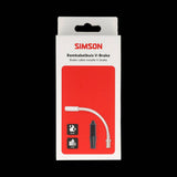 Simson bremsekabelrør V-bremse inkl. gummi