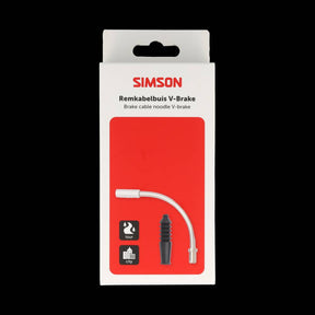 Simson bremsekabelrør V-bremse inkl. gummi