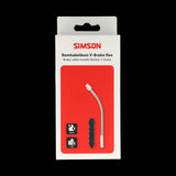 Simson bremsekabelrør v-bremse fleksibel inkl. gummi
