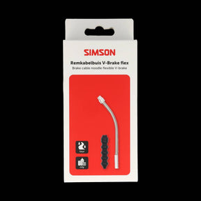 Simson bremsekabelrør v-bremse fleksibel inkl. gummi