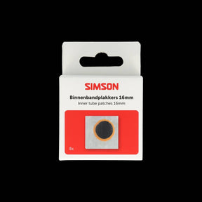 Simson inderrør patches 16mm 8stk
