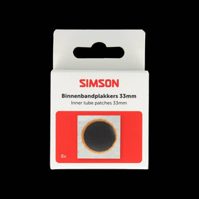 Simson inderrør patches 33mm 8stk