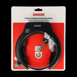Simson rammelås bred 80 mm kunst**