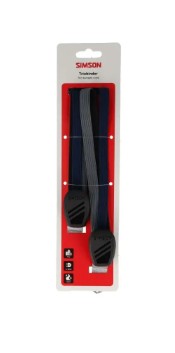 Simson trio ringbind 60cm - sort blå antracit