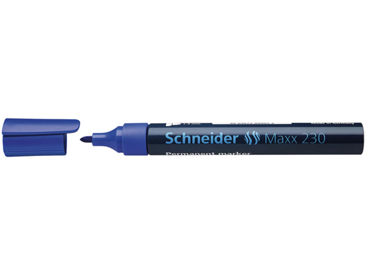 Schneider tusch permanent 230 rund blå 10 stk
