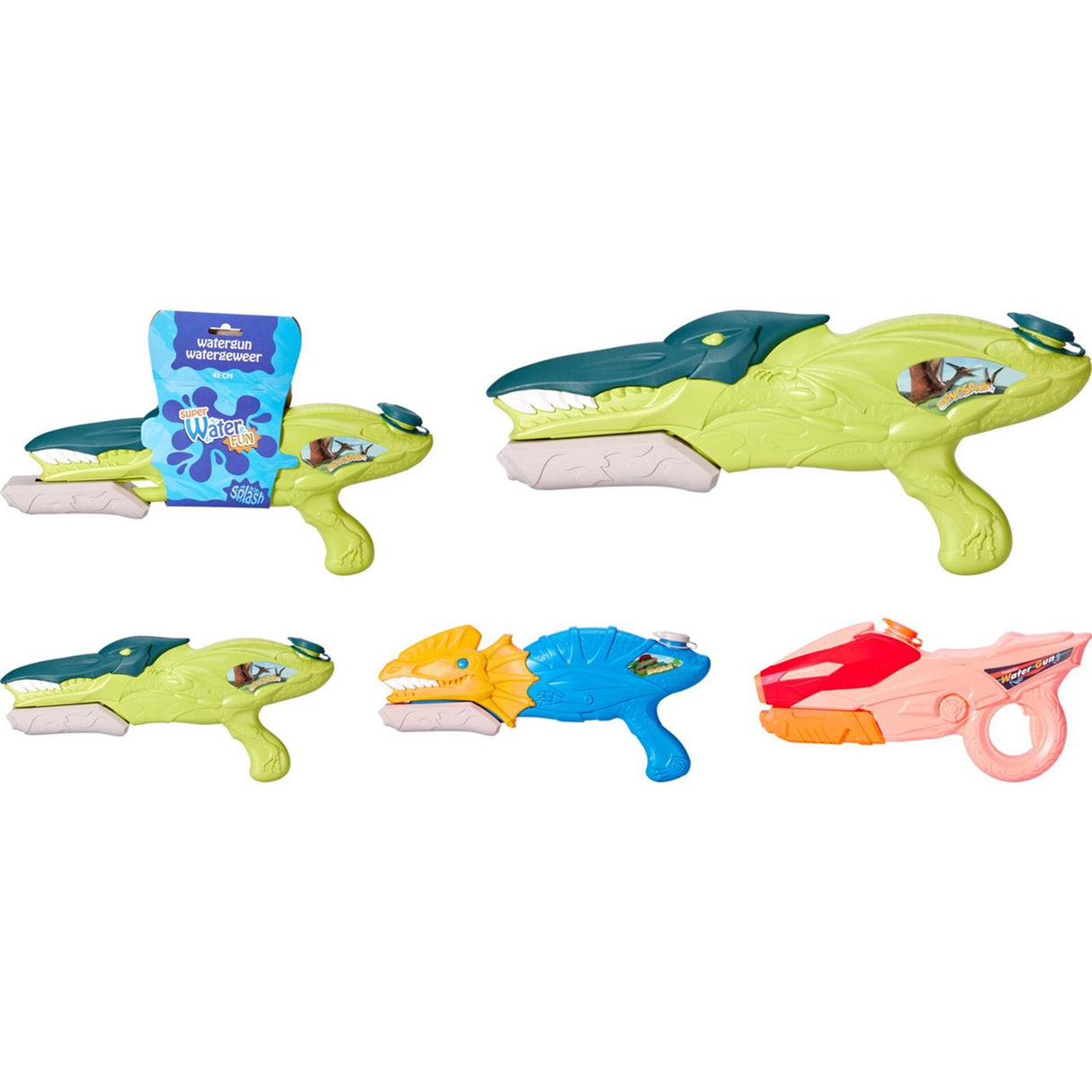 Waterpistool 43cm 3 assorti