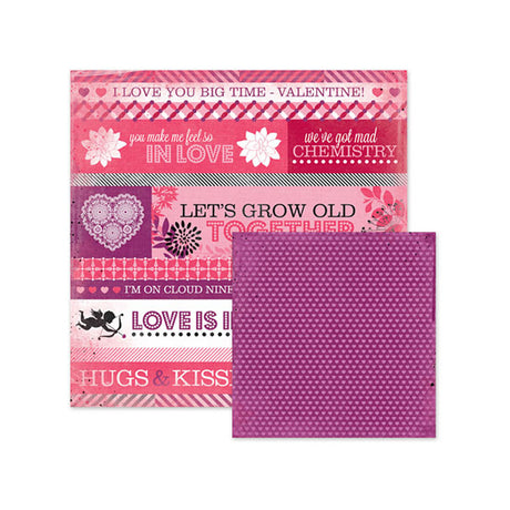 We r makers • crazy for you 30,5x30,5cm papir xoxo